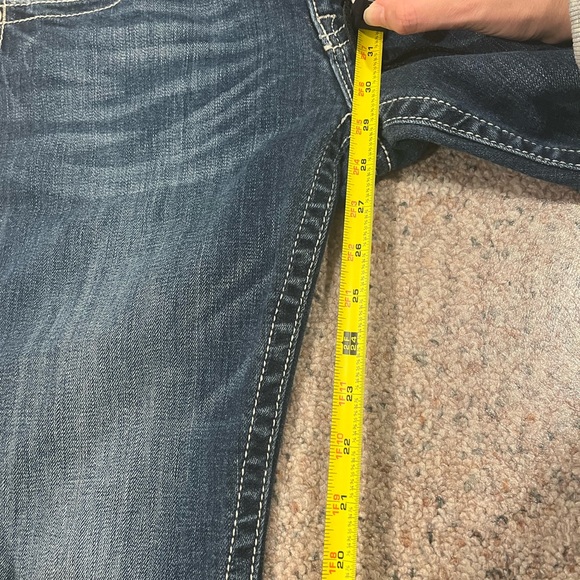 Miss Me Jeans JP5002 Bootcut Dark Wash Embellished Pockets Size 31x31 - Picture 10 of 11